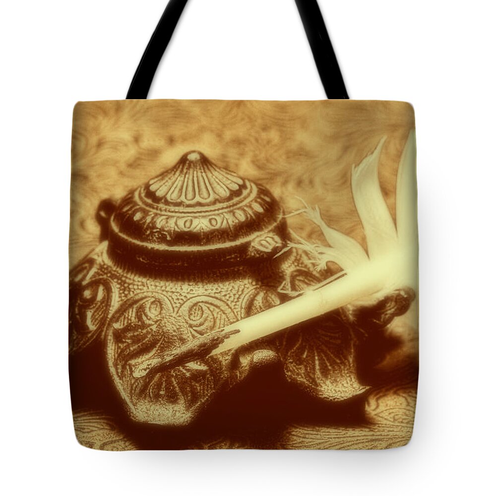 Antique Tote Bag featuring the photograph Inkwell I by Tom Mc Nemar