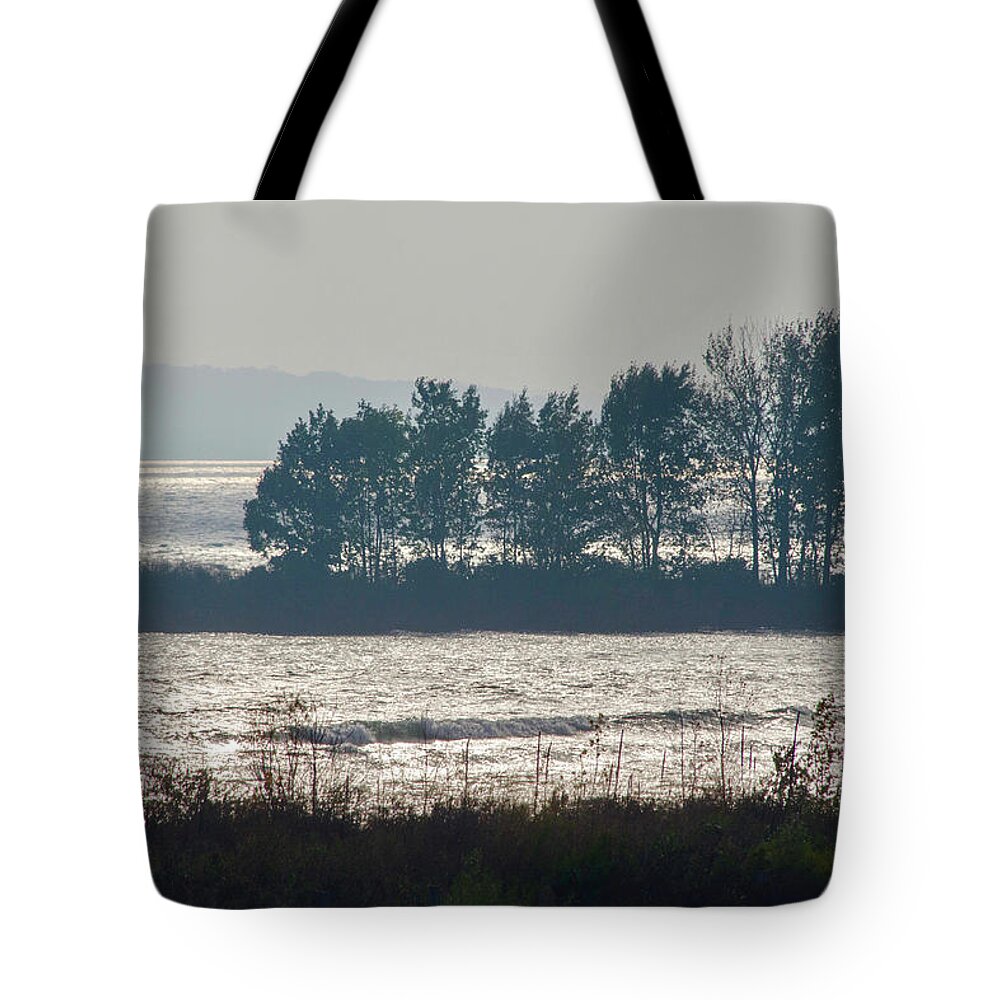 Door County Tote Bag featuring the photograph Inlet on Lake Michigan by Lynn Hansen