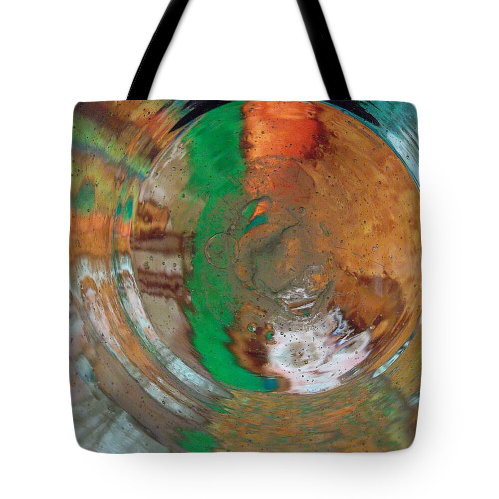 Abstract Tote Bag featuring the photograph Inner Child by Susan Esbensen