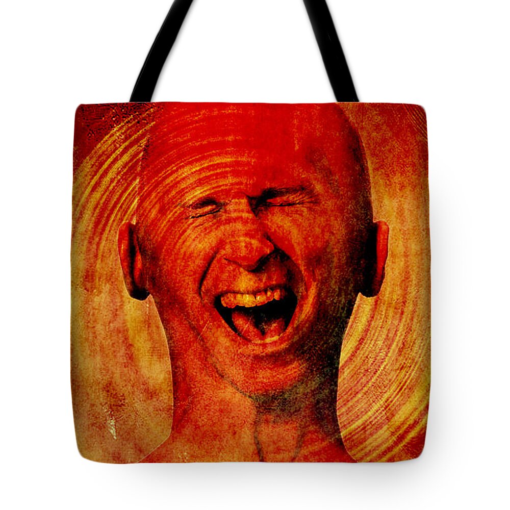Agony Tote Bag featuring the photograph Inner Pain by George Mattei