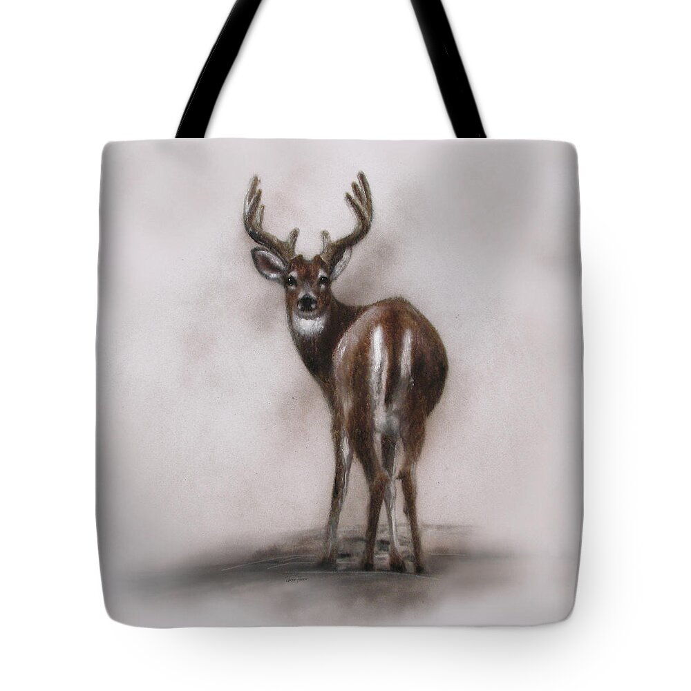 Fineartamerica.com Tote Bag featuring the painting Innocent Beauty by Jackie Flaten