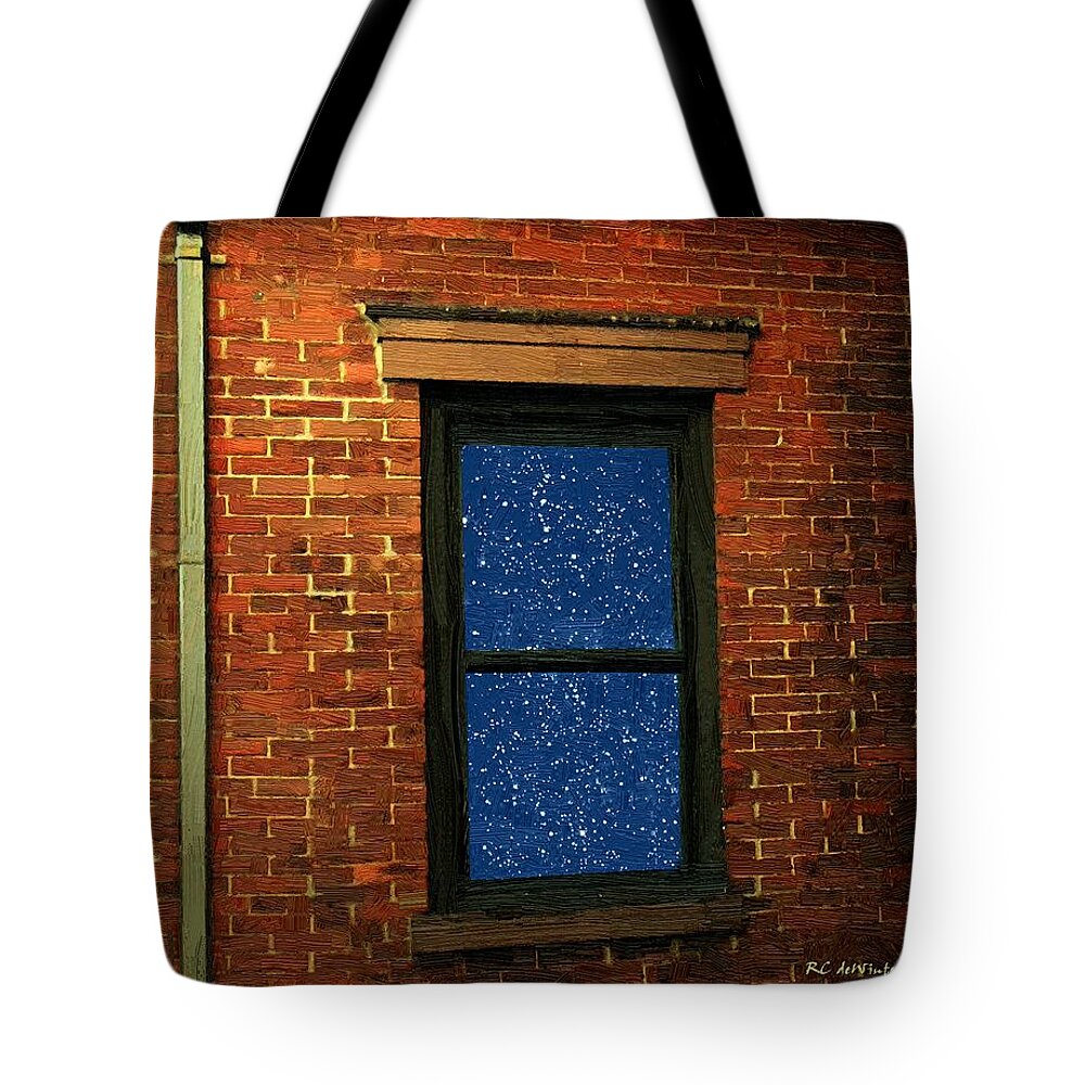 House Tote Bag featuring the painting Inside Out by RC DeWinter