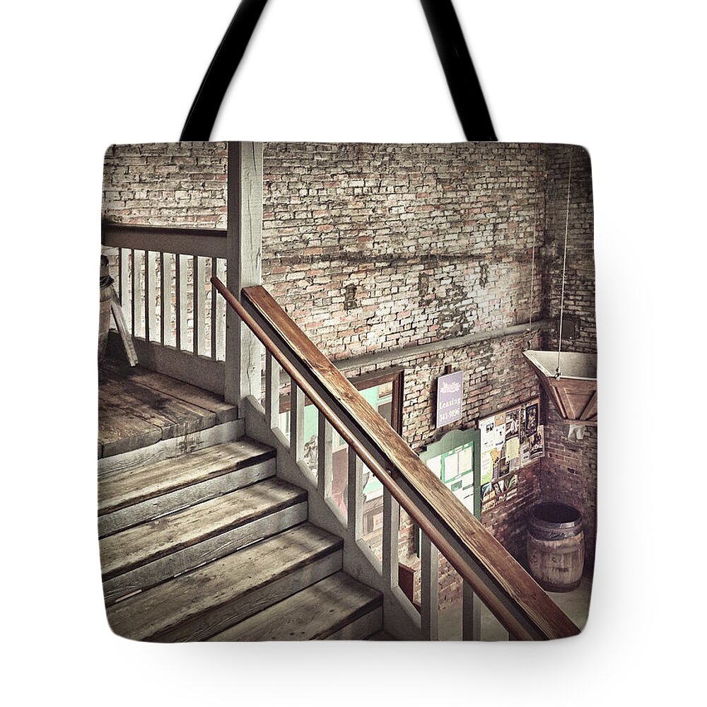  Tote Bag featuring the photograph Inside The Cotton Exchange by Phil Mancuso