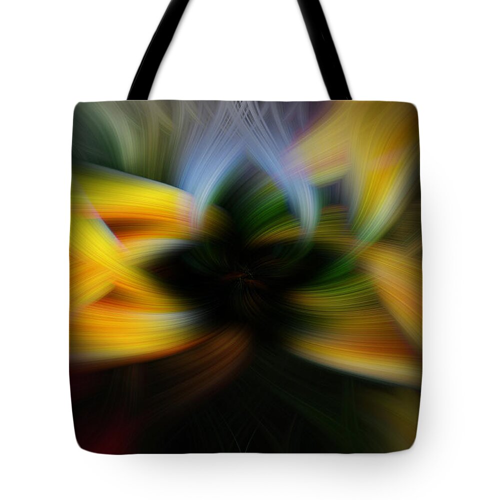 Yellow Tote Bag featuring the photograph Intertwined by Cherie Duran