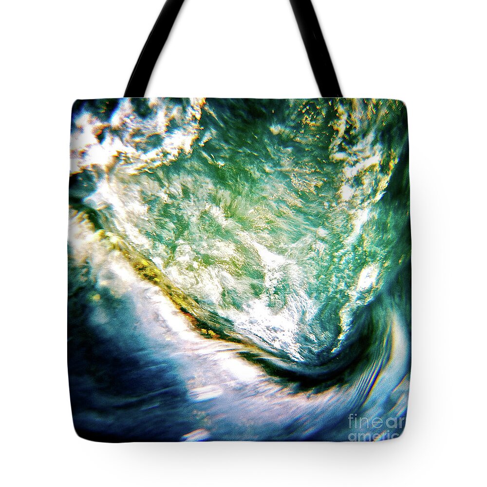 Water Tote Bag featuring the photograph Into The Vortex by Kevyn Bashore