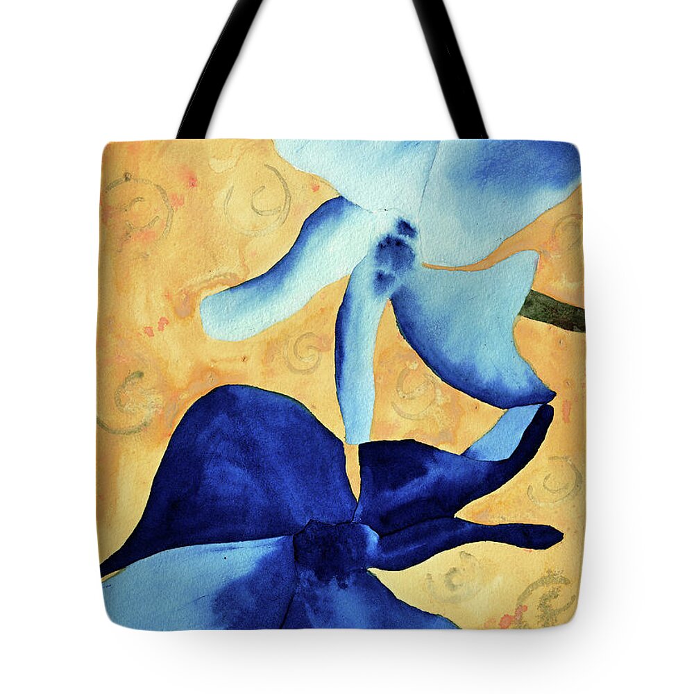 Watercolor Tote Bag featuring the painting Intoxicating by Ken Powers