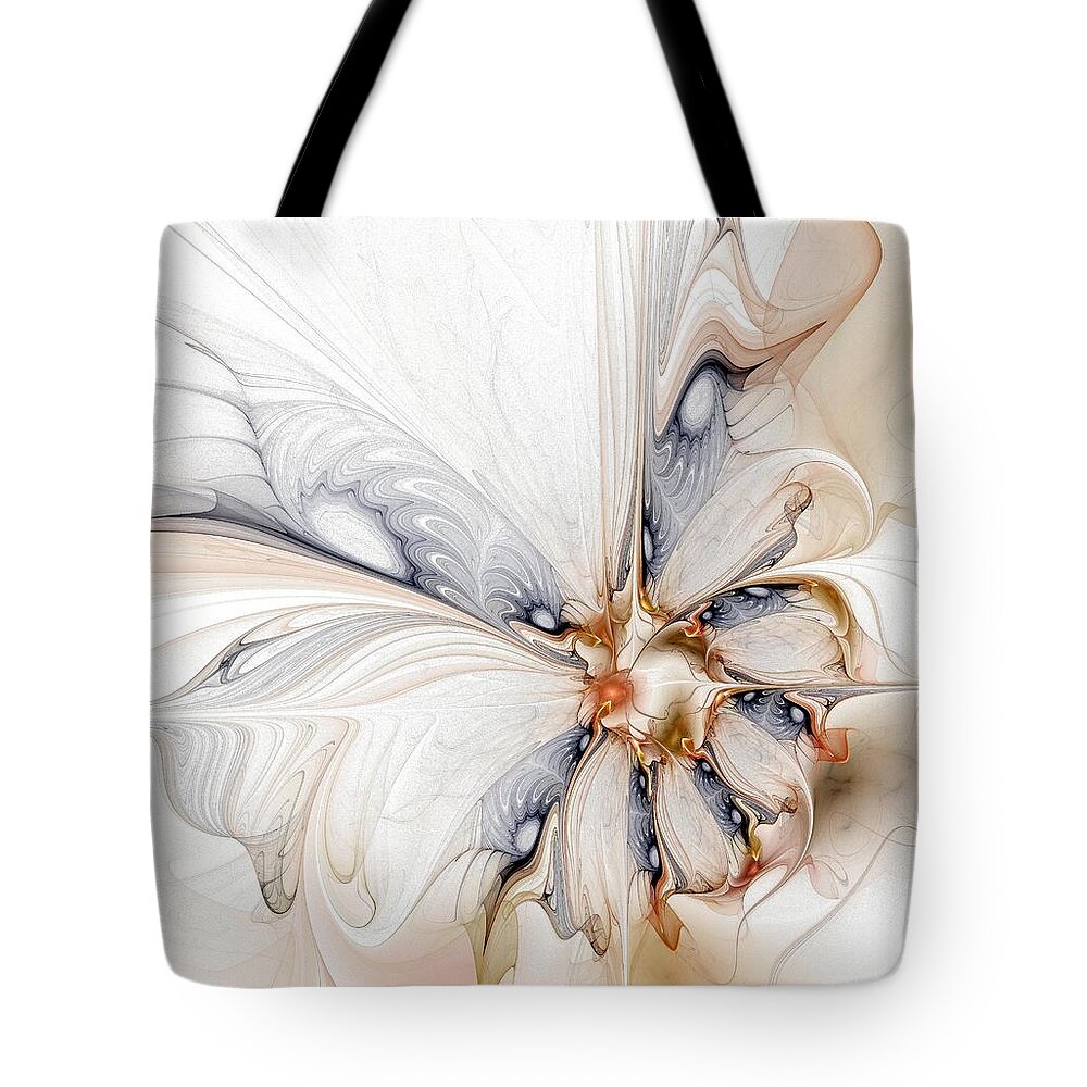 Digital Art Tote Bag featuring the digital art Iris by Amanda Moore
