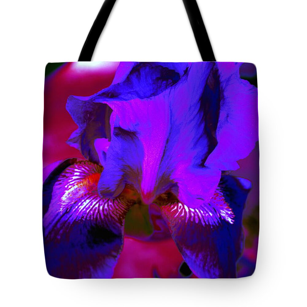 Tote Bag featuring the photograph Iris Splender by M Diane Bonaparte