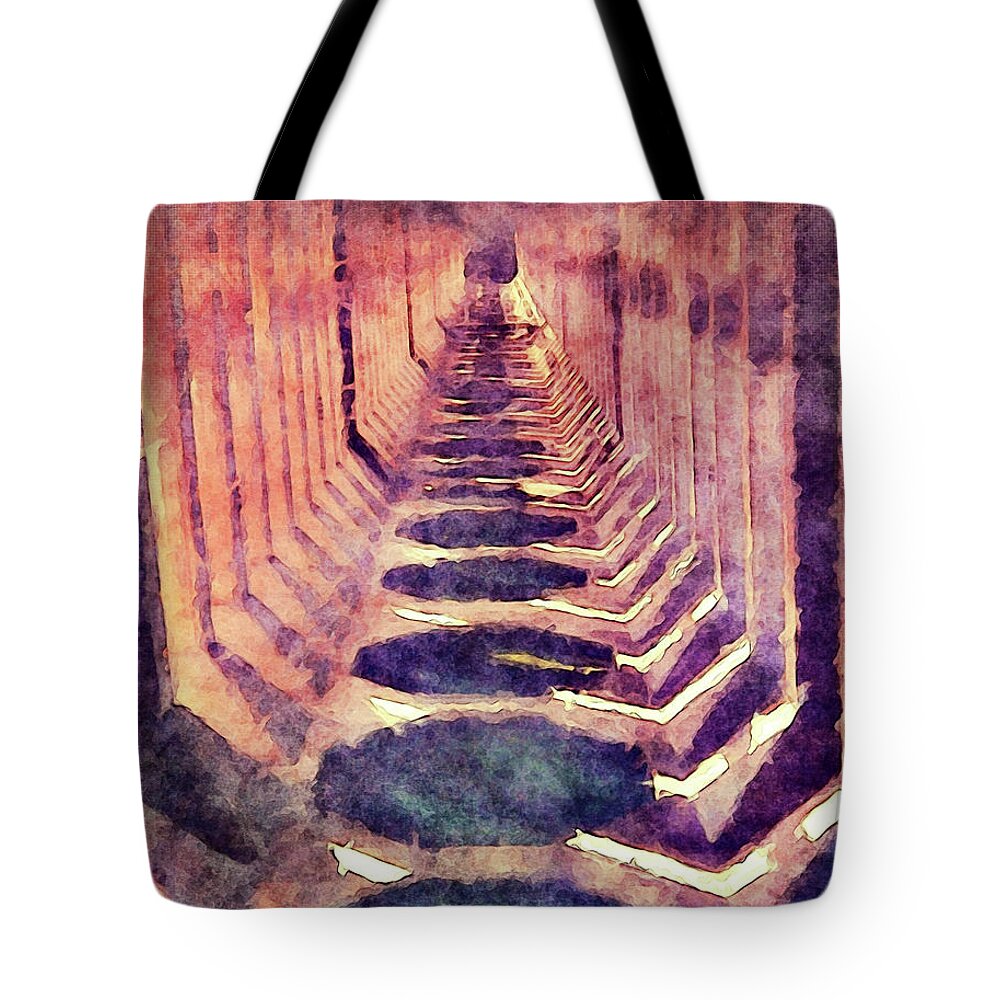 Marquette Tote Bag featuring the photograph Iron Ore Dock Interior by Phil Perkins