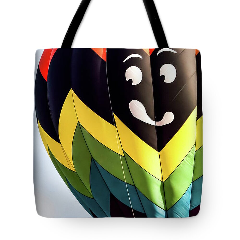 Hot Air Balloon Tote Bag featuring the photograph Is That A Rocket In Your Pocket by Bob Orsillo