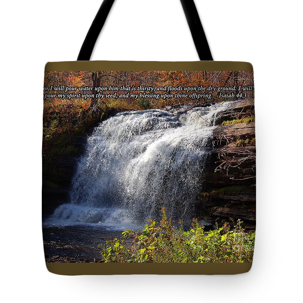 Diane Berry Tote Bag featuring the photograph Isaiah 44 by Diane E Berry