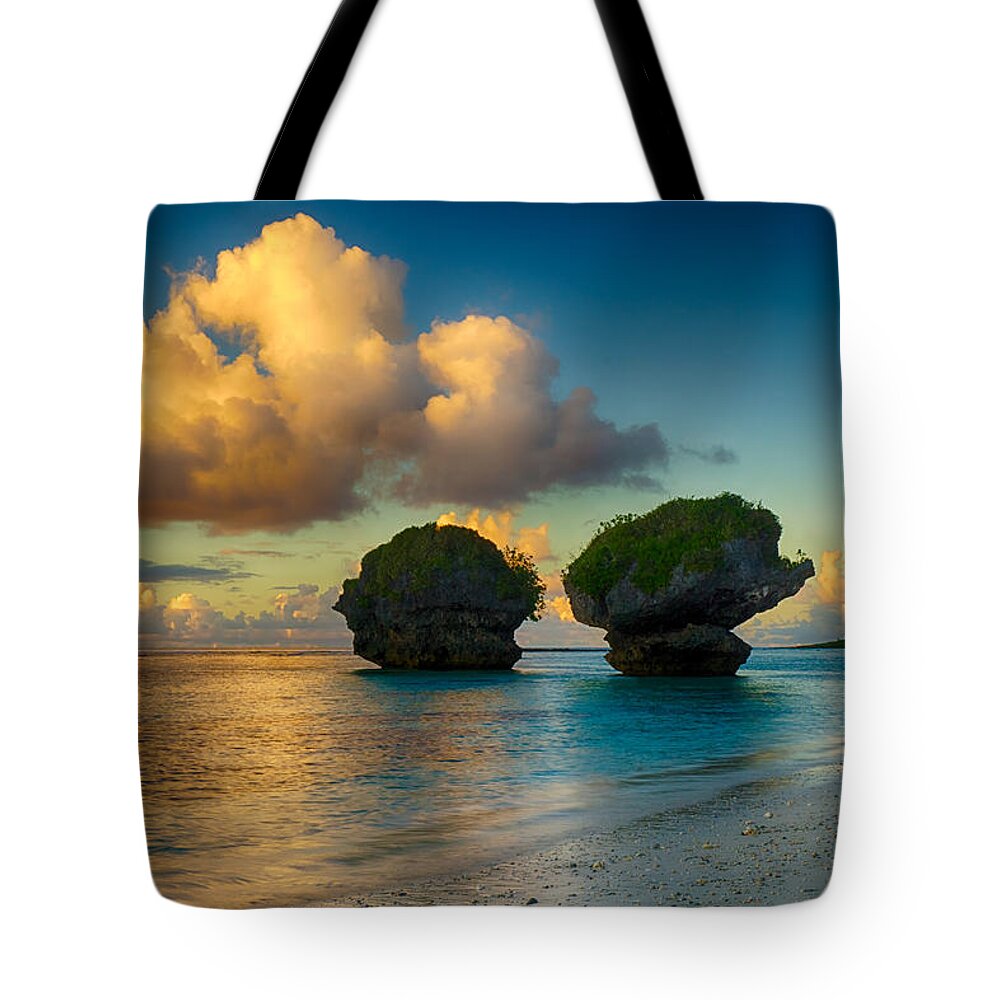 Pristine Tote Bag featuring the photograph Island Life by Amanda Jones