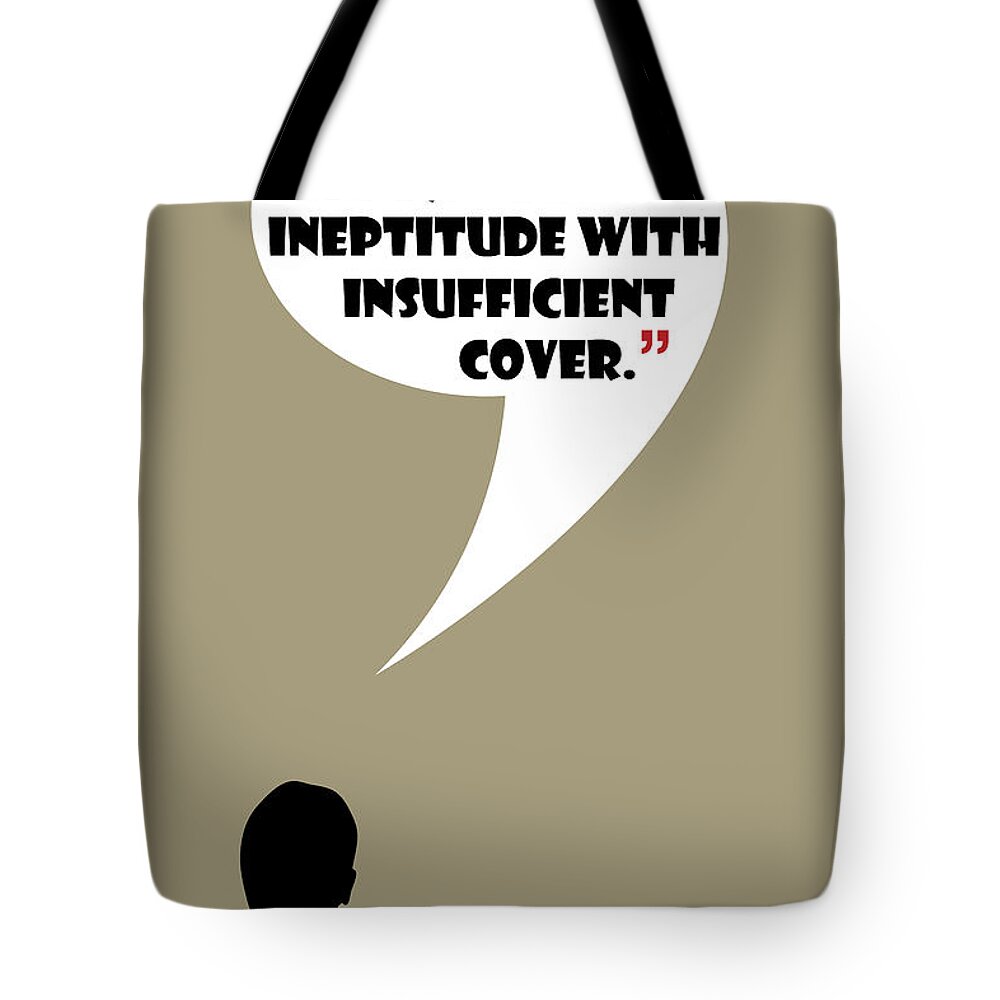 Don Draper Tote Bag featuring the painting It Wasn't A Lie - Mad Men Poster Don Draper Quote by Beautify My Walls