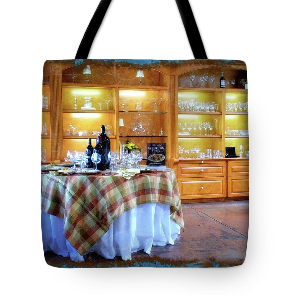 Kitchen Tote Bag featuring the photograph Italian Country Kitchen by Donna Blackhall