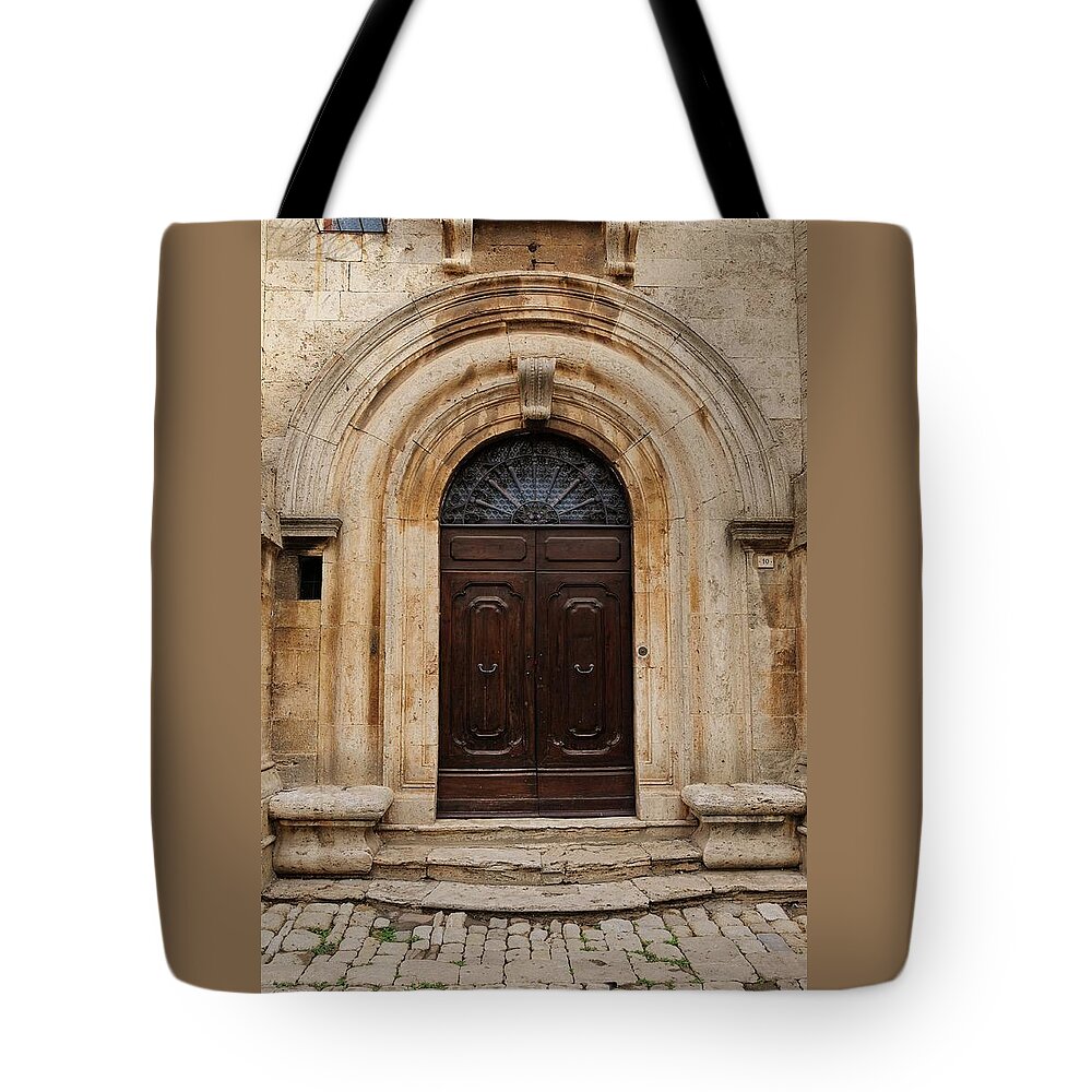 Europe Tote Bag featuring the photograph Italy - Door Eighteen by Jim Benest
