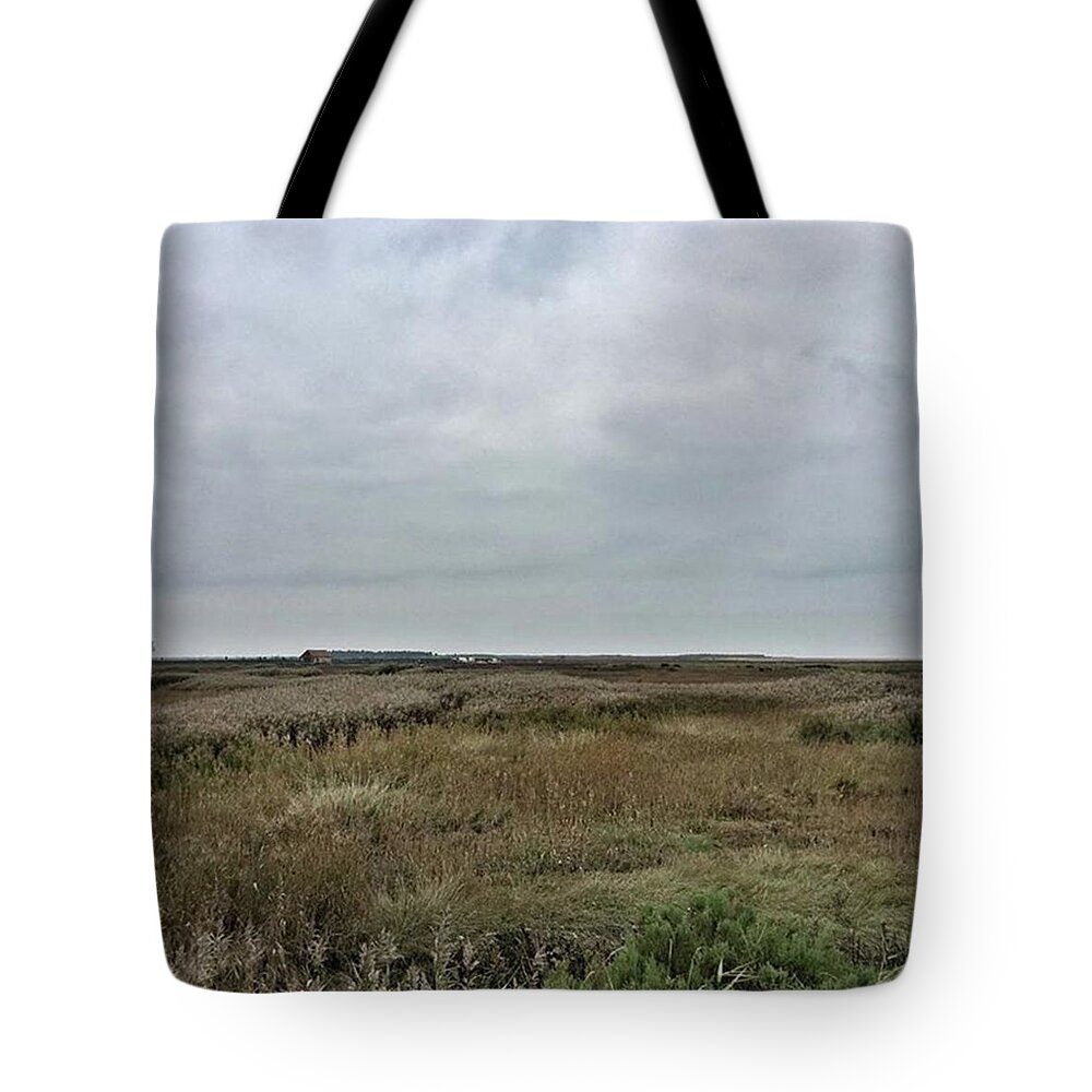 Natureonly Tote Bag featuring the photograph It's A Grey Day In North Norfolk Today by John Edwards