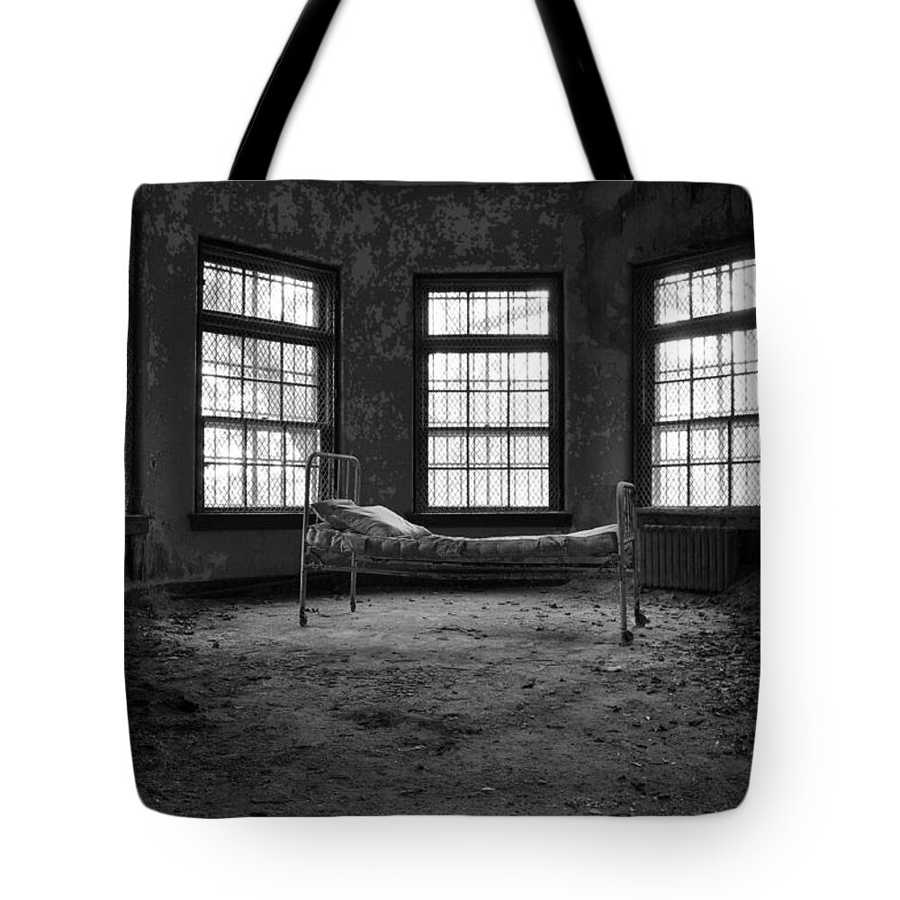 Bed Tote Bag featuring the photograph It's All in Your Head by Luke Moore