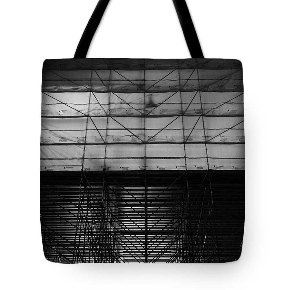 Blackandwhite Tote Bag featuring the photograph It's Complicated by Kreddible Trout