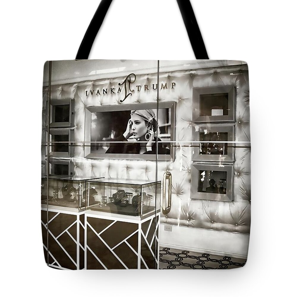 Trump Tote Bag featuring the photograph Ivanka Trump Store by Dyle Warren
