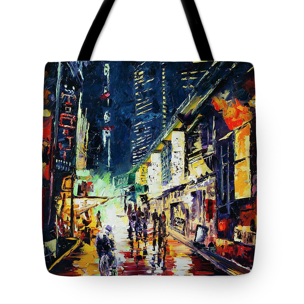 City Tote Bag featuring the painting I've Come To Bargain, vol. 1 by Nelson Ruger