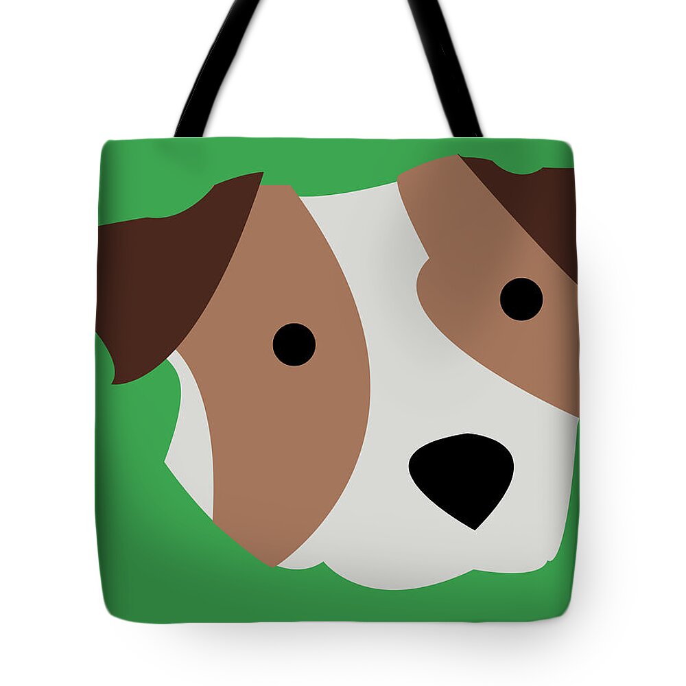 Jack Russell Terrier Tote Bag featuring the digital art Jack Russell by Caroline Elgin