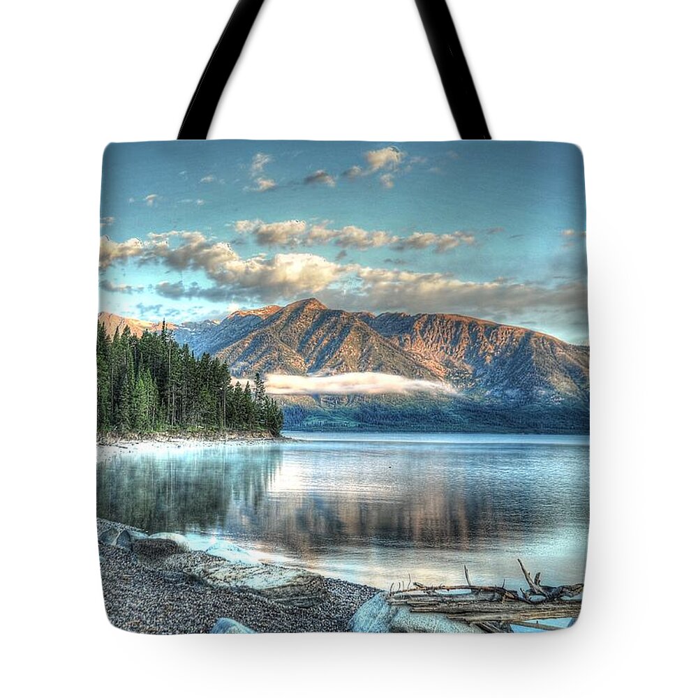Photograph Tote Bag featuring the photograph Jackson Lake by Richard Gehlbach