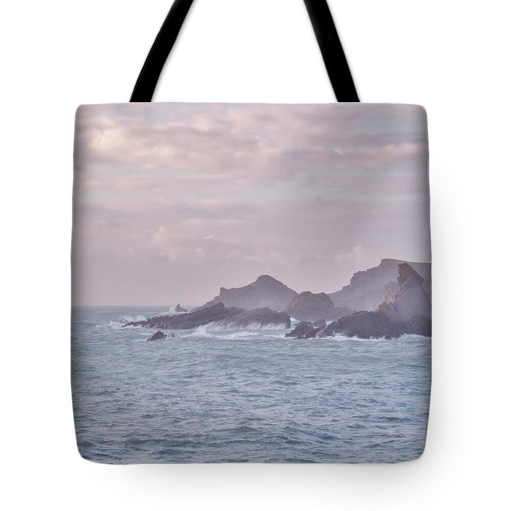 Jagged Tote Bag featuring the photograph Jagged Edge by Richard Brookes