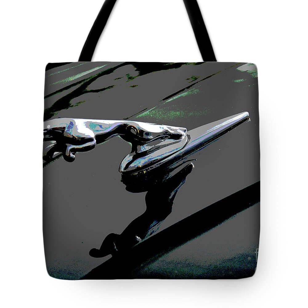 Automobile Tote Bag featuring the photograph Jaguar by Cindy Manero
