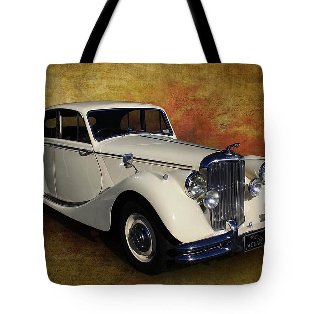 Car Tote Bag featuring the photograph Jaguar by Keith Hawley