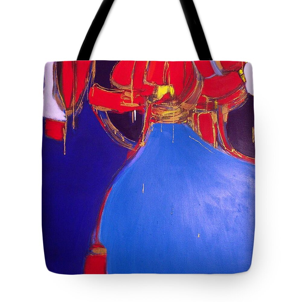  Tote Bag featuring the painting JAR by Lilliana Didovic
