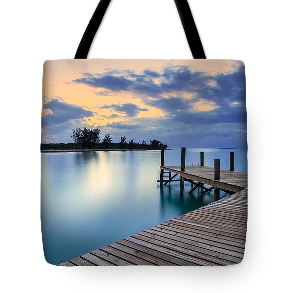 Panoramic Tote Bag featuring the photograph Jaws Beach After Sunset - Panoramic by Mark Rogers