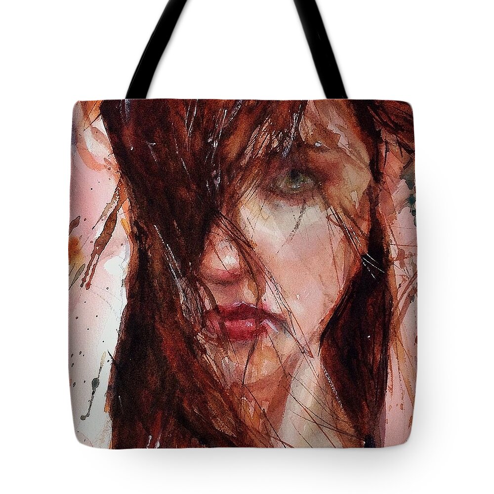 Portrait Tote Bag featuring the painting Jerry by Judith Levins