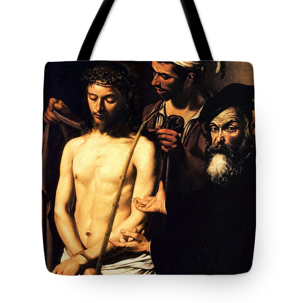 Jesus Tote Bag featuring the photograph Jesus Christ Robe by Munir Alawi
