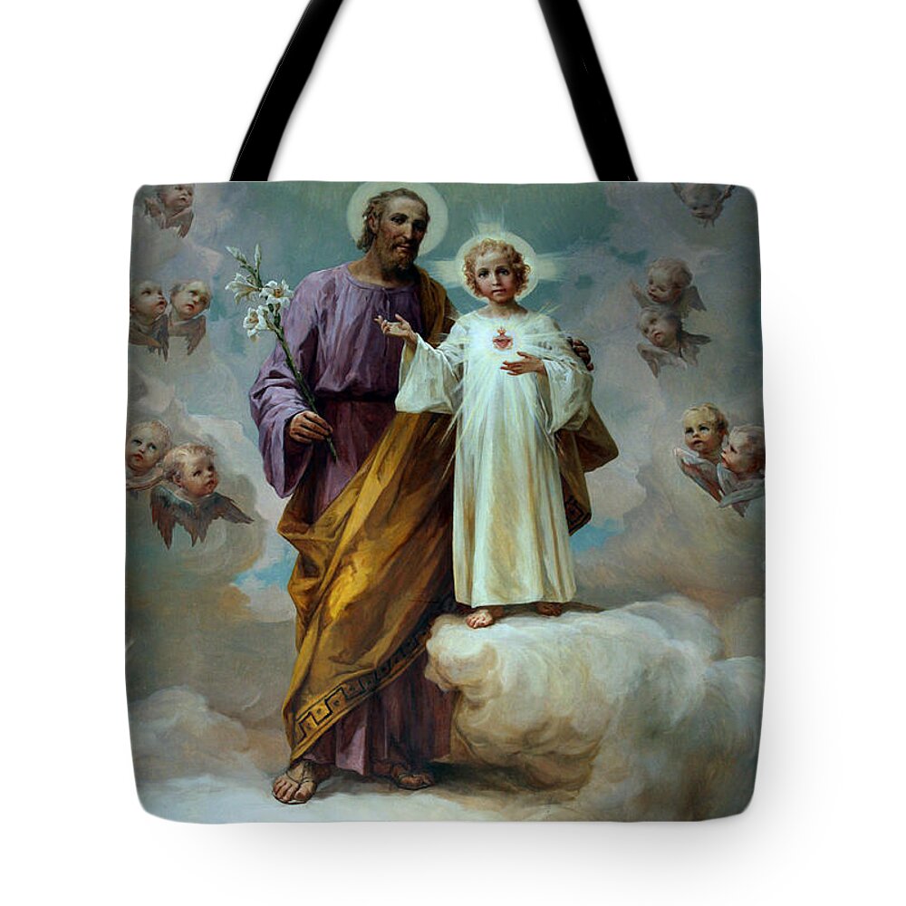 Jesus Tote Bag featuring the photograph Jesus in White by Munir Alawi