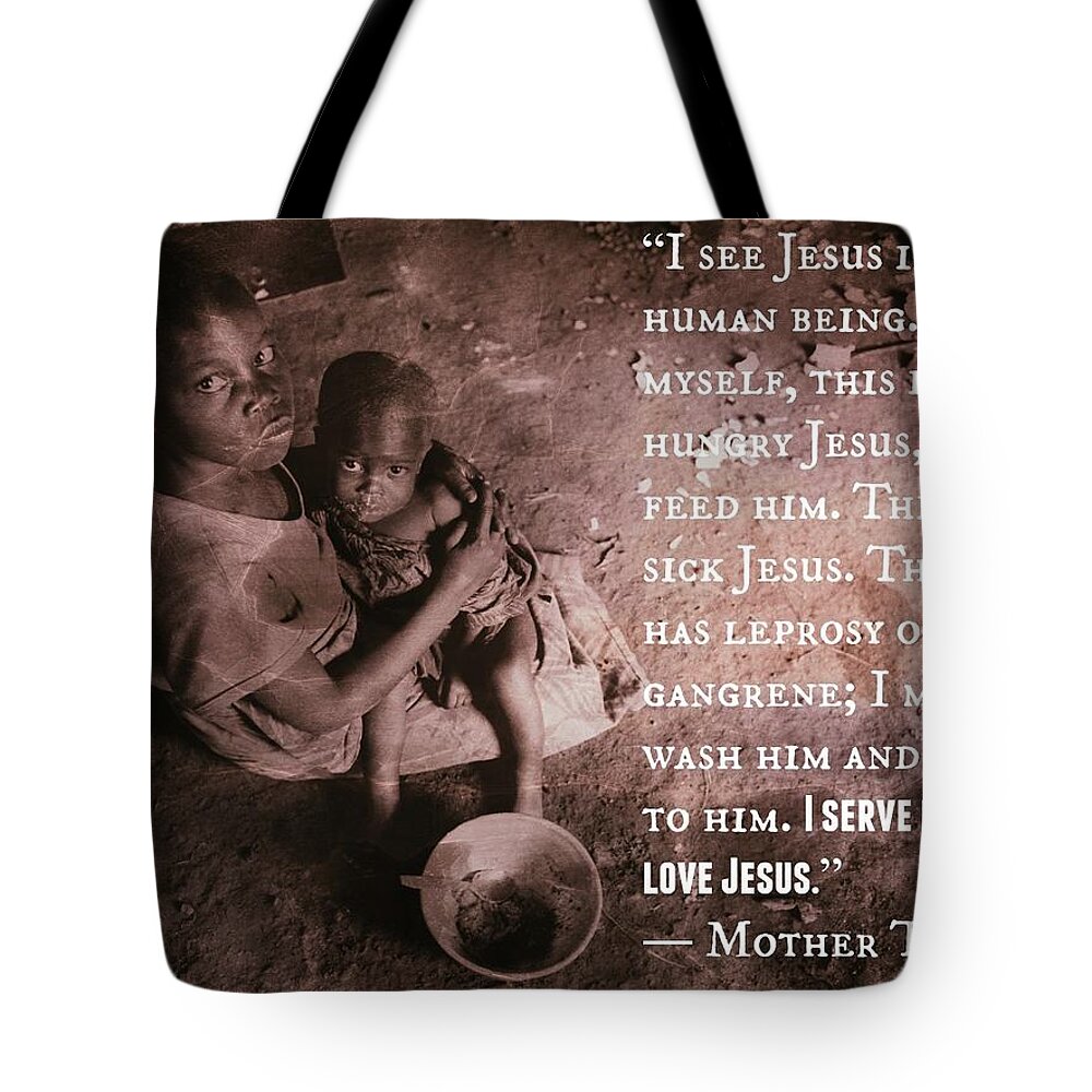  Tote Bag featuring the photograph Jesus8 by David Norman