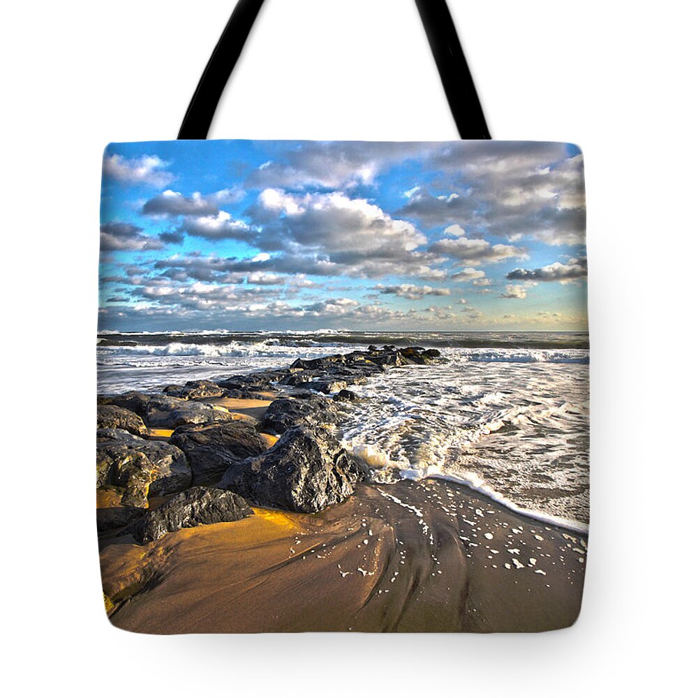 Jetty Four Tote Bag featuring the photograph Jetty Four by Robert Seifert