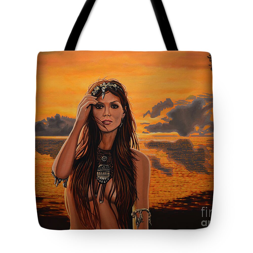 Costa Rica Tote Bag featuring the painting Jewels Of Costa Rica by Paul Meijering