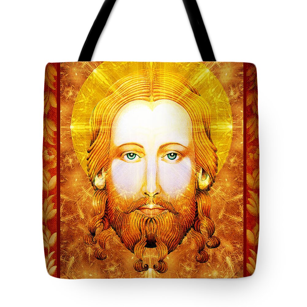 Jezus Tote Bag featuring the digital art Jezus by Alexa Szlavics