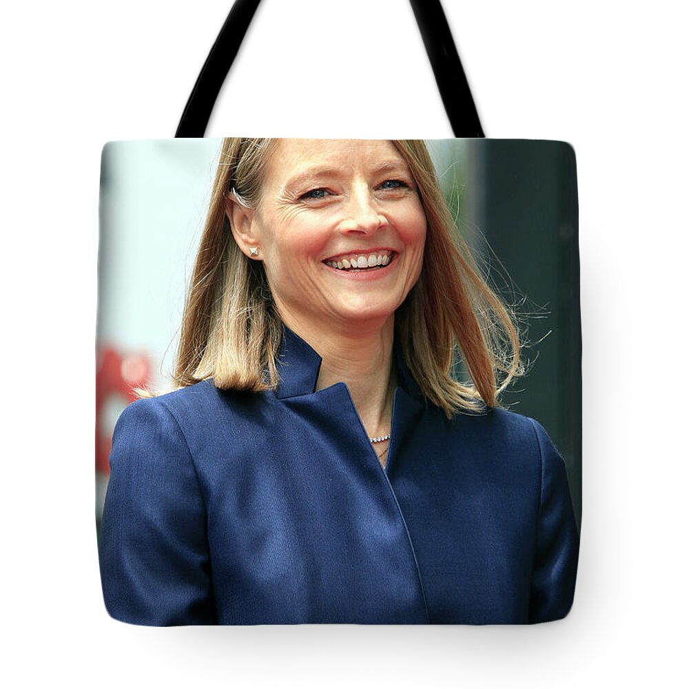 Jodie Foster Tote Bag featuring the photograph Jodie Foster by Nina Prommer
