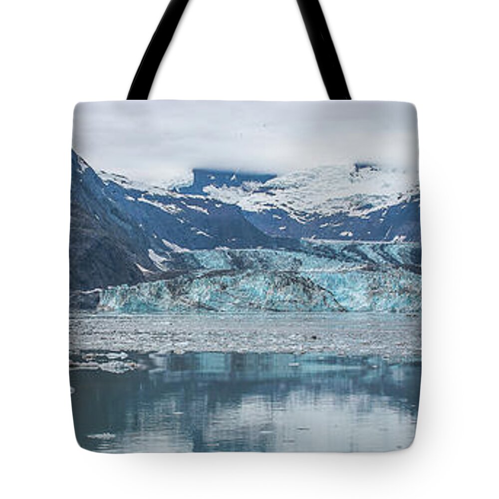 Glacier Tote Bag featuring the photograph John Hopkins Glacier 2 by David Kirby