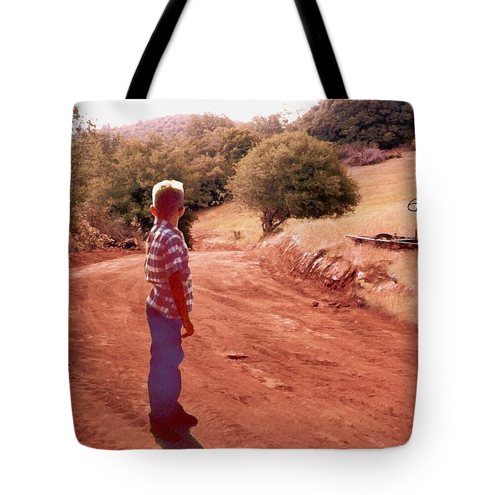 Victor Shelley Tote Bag featuring the painting Johnny by Victor Shelley