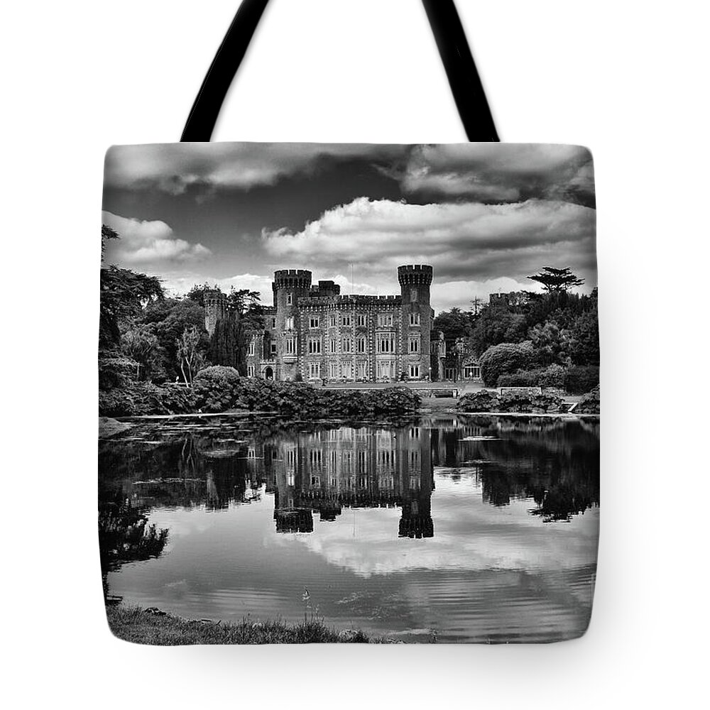 Castle Tote Bag featuring the photograph Johnstown Castle by Joe Cashin