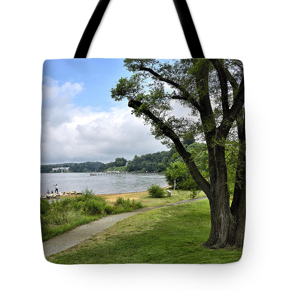 jonas Green Tote Bag featuring the photograph Jonas Green State Park - Annapolis Maryland by Brendan Reals