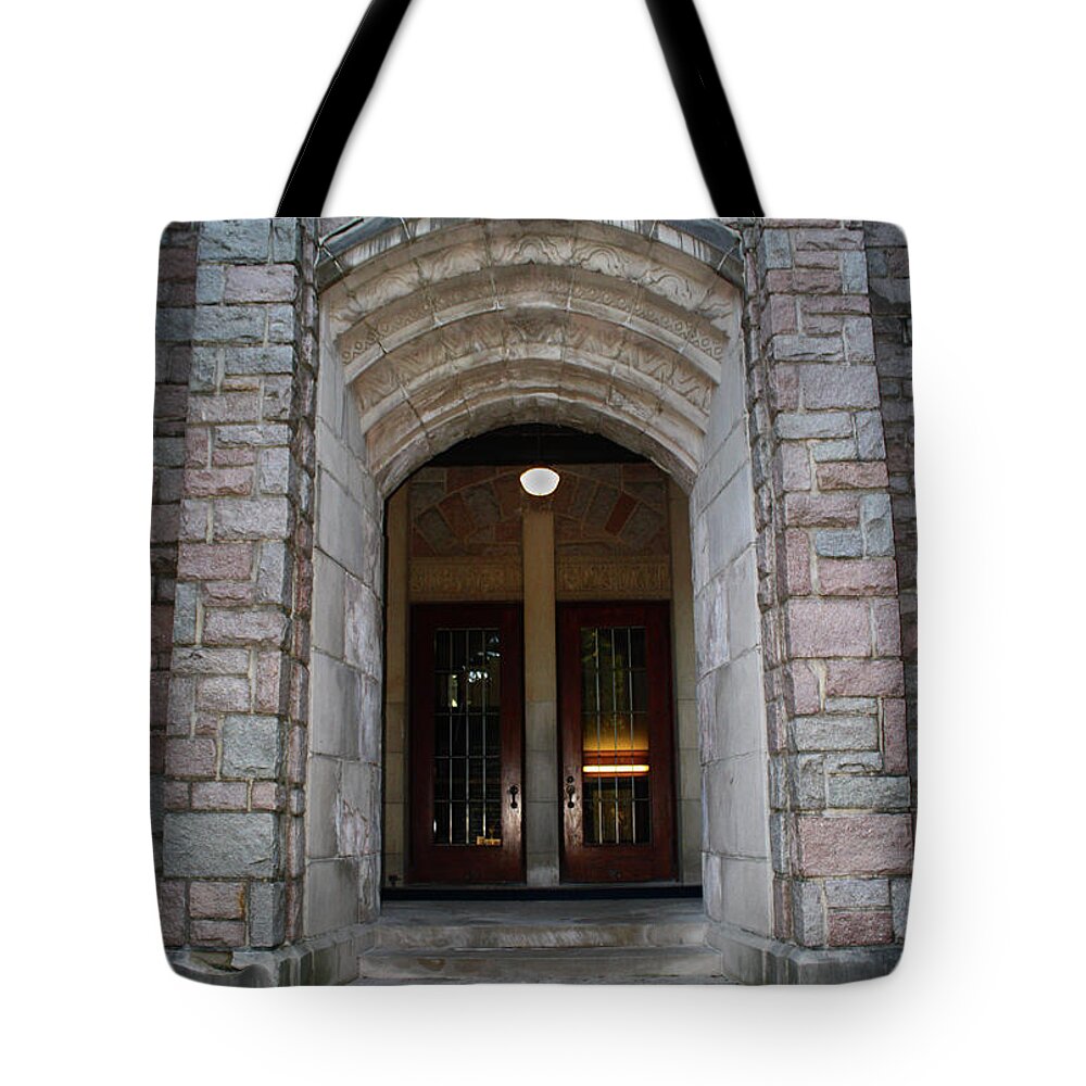 Butler University Tote Bag featuring the photograph Jordan Hall - Senior Walk by Mr Other Me Photography DanMcCafferty