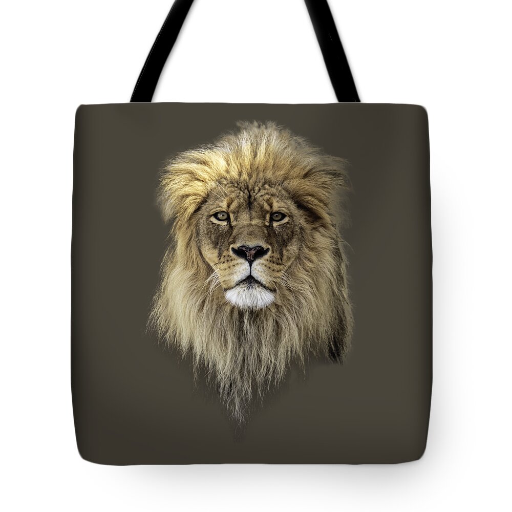 Lion Tote Bag featuring the photograph Joshua t-shirt color by Everet Regal