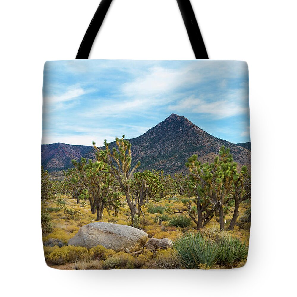 Joshua Tree Forest Tote Bag featuring the photograph Joshua Tree Forest by Bonnie Follett