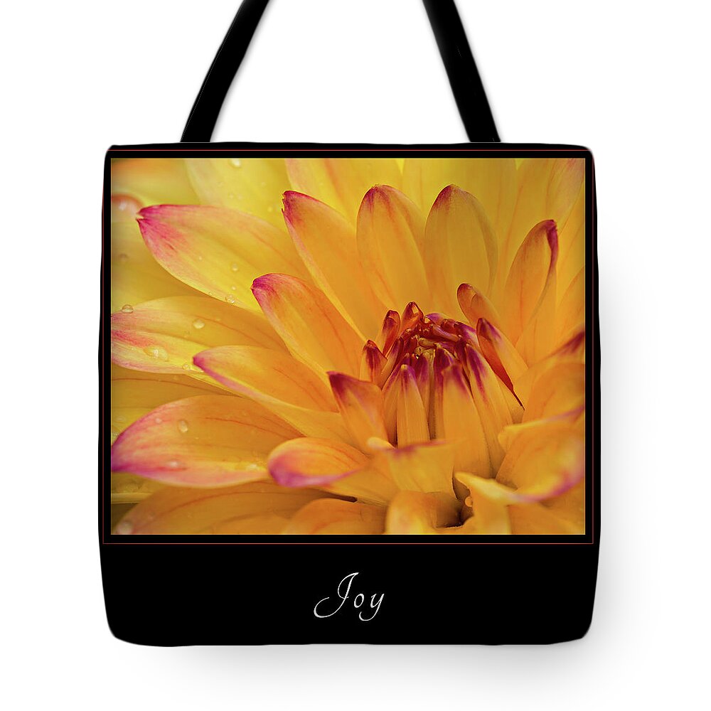 Inspiration Tote Bag featuring the photograph Joy 1 by Mary Jo Allen