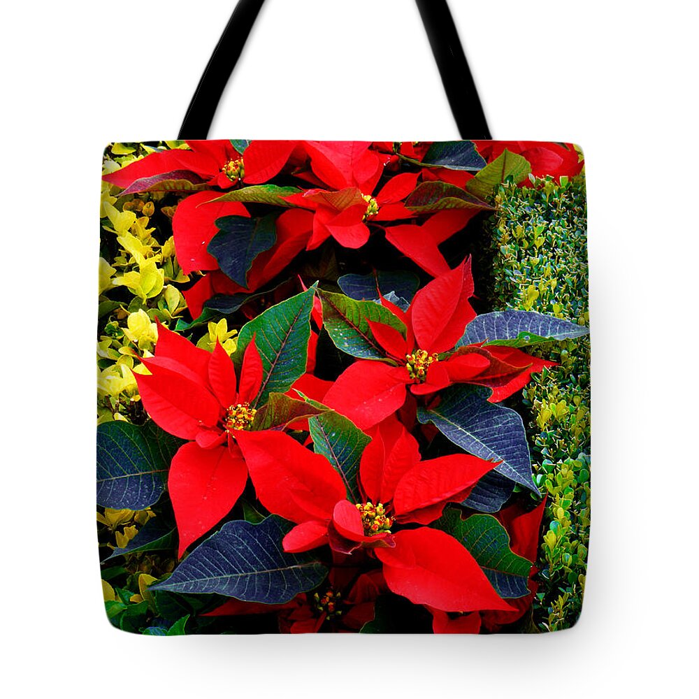 Christmas Tote Bag featuring the photograph Joy and Prosperity IV by Xueling Zou