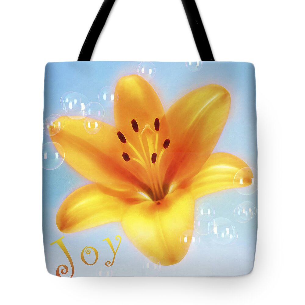 Flower Tote Bag featuring the photograph Joy by Cathy Kovarik