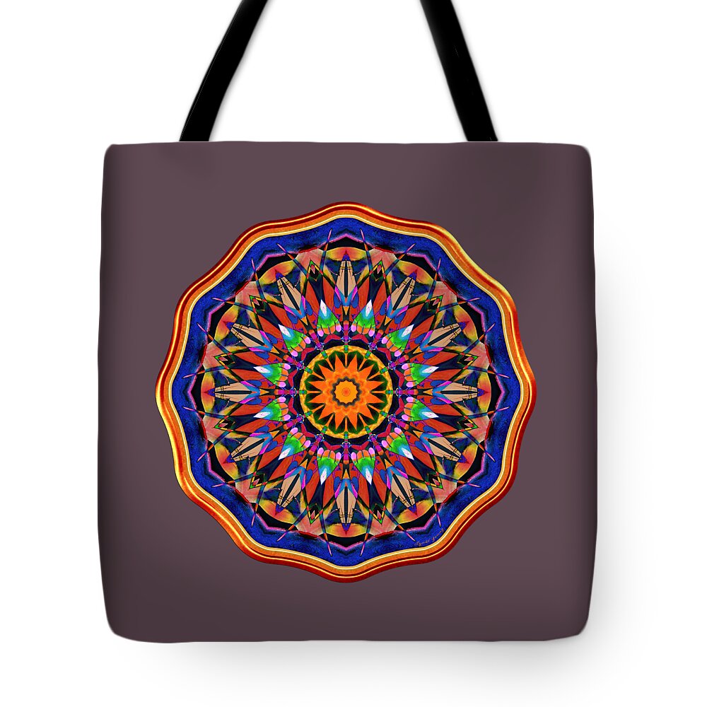 Bird Of Paradise Tote Bag featuring the digital art Joyful Riot by Lynde Young